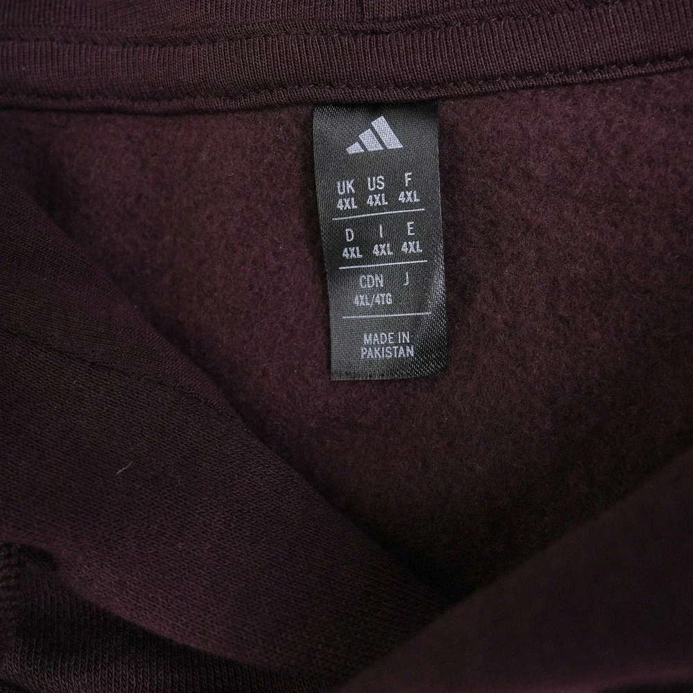 Adidas Sweatshirt Hoodie Men M EVO LIN HD Shadow Brown Retro Logo New Tag 4XL
